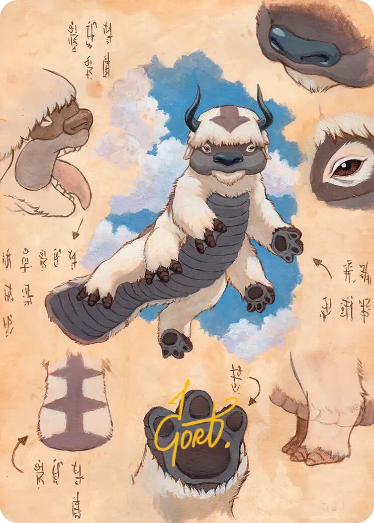 Appa, Steadfast Guardian Art Card (Gold-Stamped Signature) [Avatar: The Last Airbender Art Series] | Total Play