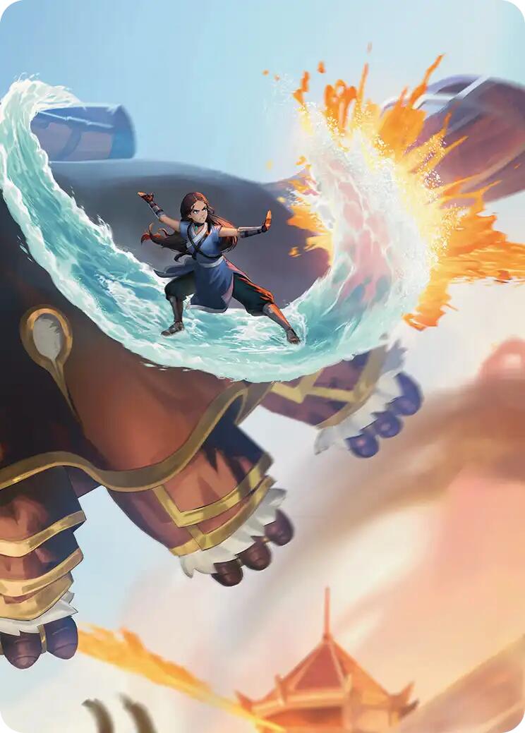 Katara's Reversal Art Card [Avatar: The Last Airbender Art Series] | Total Play