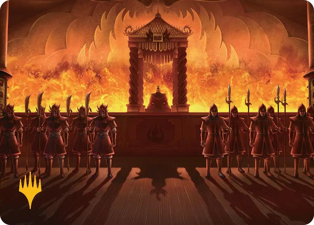 Fire Lord Ozai Art Card (Gold-Stamped Planeswalker Symbol) [Avatar: The Last Airbender Art Series] | Total Play