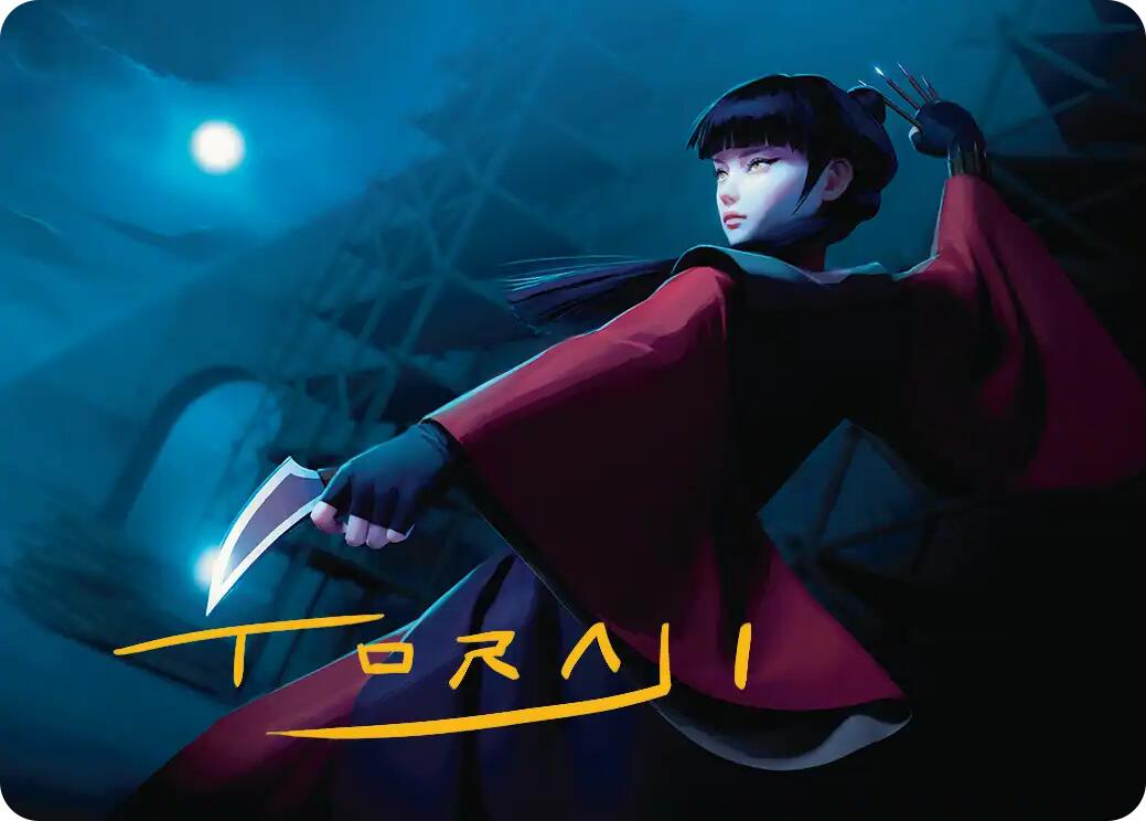 Mai, Jaded Edge Art Card (Gold-Stamped Signature) [Avatar: The Last Airbender Art Series] | Total Play