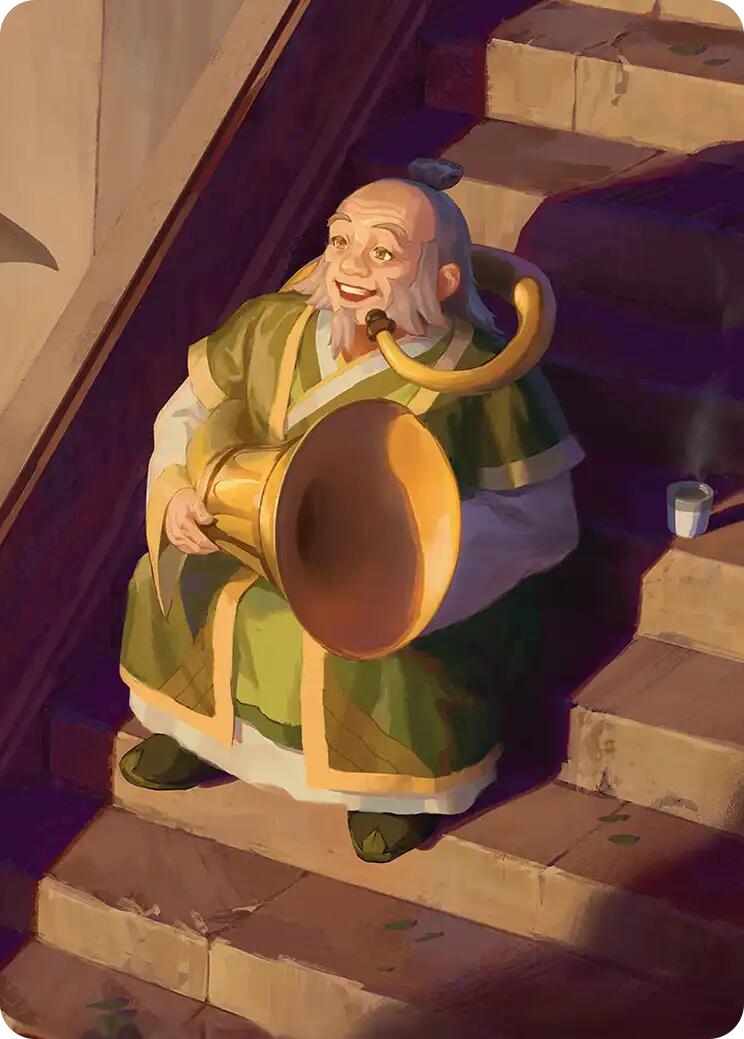 Uncle's Musings Art Card [Avatar: The Last Airbender Art Series] | Total Play