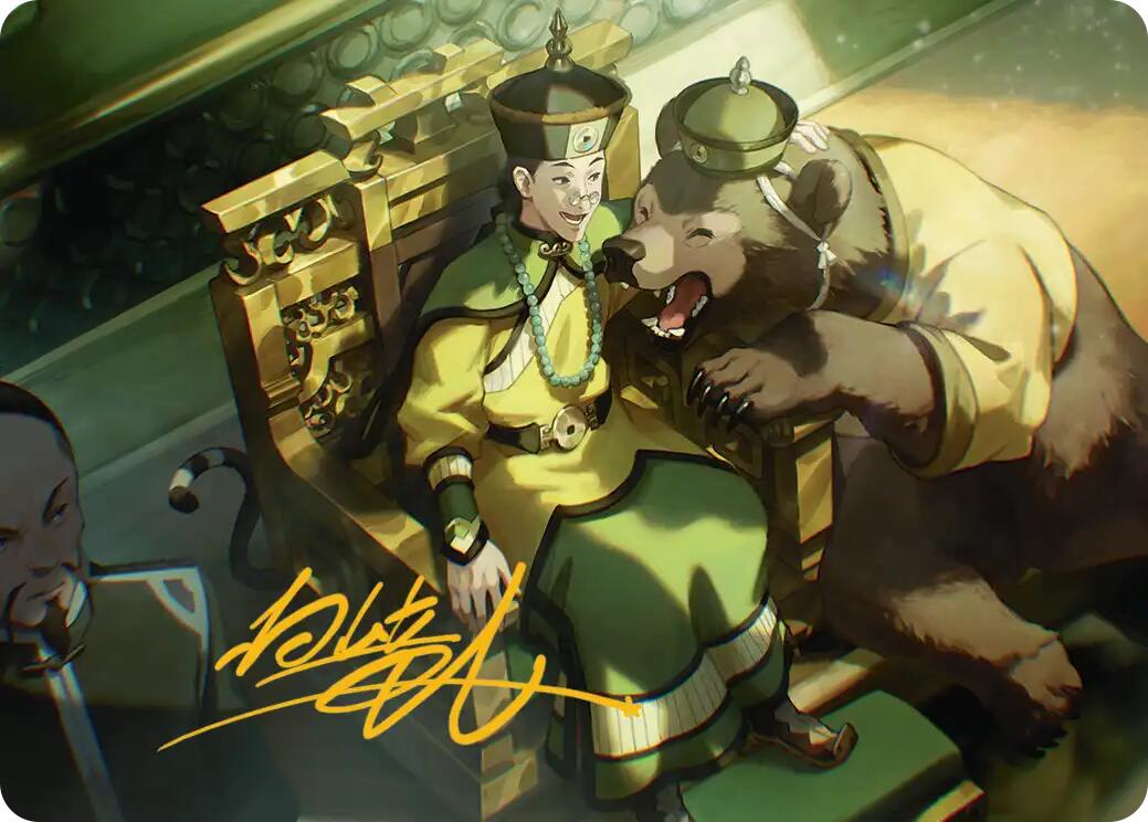 The Earth King Art Card (Gold-Stamped Signature) [Avatar: The Last Airbender Art Series] | Total Play