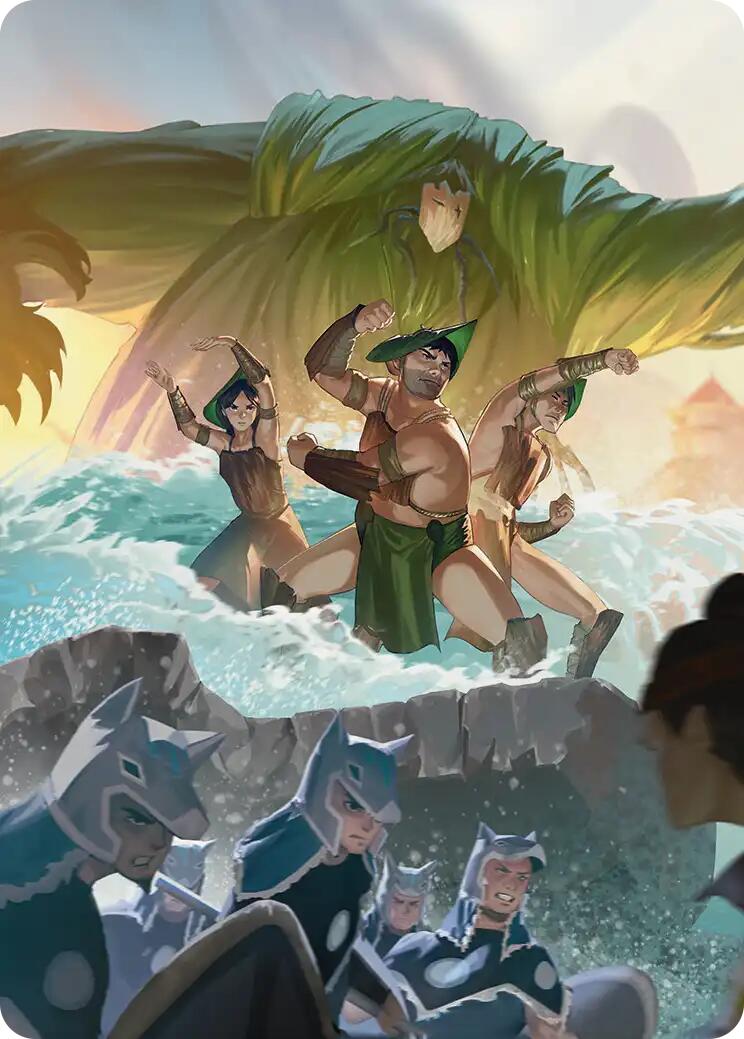 Swampbenders Art Card [Avatar: The Last Airbender Art Series] | Total Play