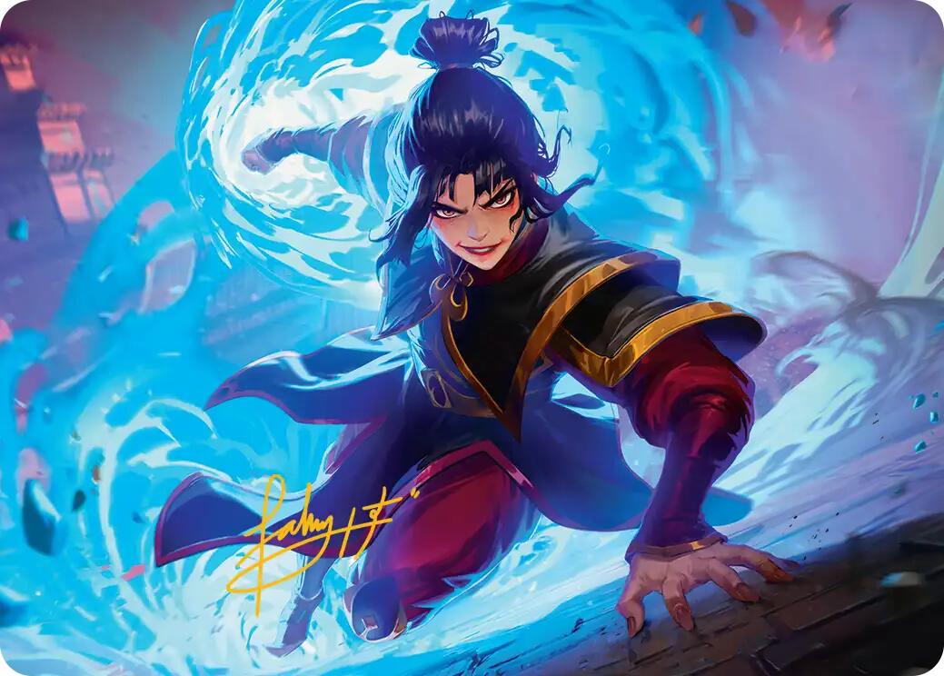 Fire Lord Azula Art Card (Gold-Stamped Signature) [Avatar: The Last Airbender Art Series] | Total Play
