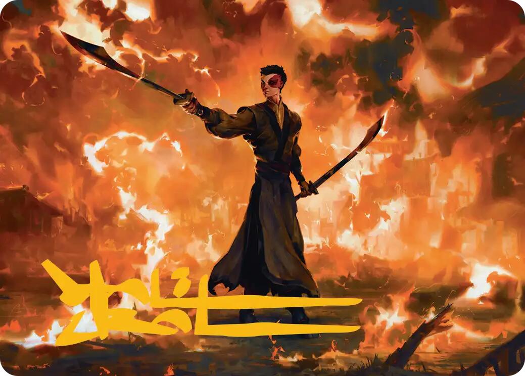 Zuko, Conflicted Art Card (Gold-Stamped Signature) [Avatar: The Last Airbender Art Series] | Total Play