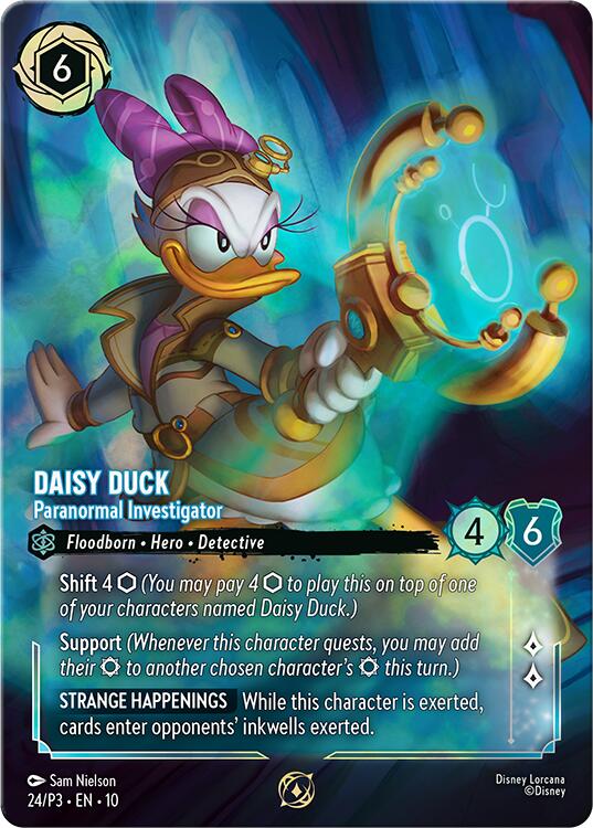 Daisy Duck - Paranormal Investigator (Store Championship) (24) [Promo Cards] | Total Play