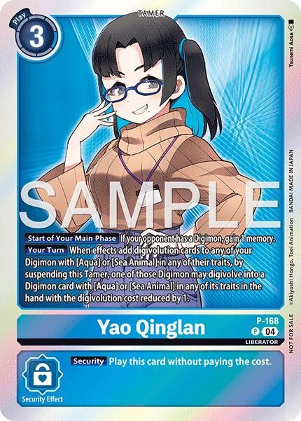 Yao Qinglan [P-168] (Event Pack 8) [Promotional Cards] | Total Play