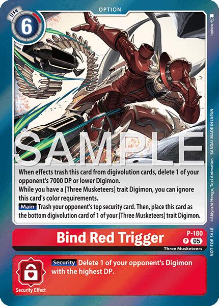 Bind Red Trigger [P-180] (Event Pack 8) [Promotional Cards] | Total Play