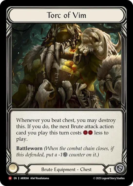 Torc of Vim [ARR004] (Armory Deck: Rhinar)  Rainbow Foil | Total Play