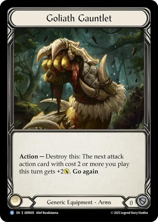 Goliath Gauntlet [ARR005] (Armory Deck: Rhinar)  Rainbow Foil | Total Play