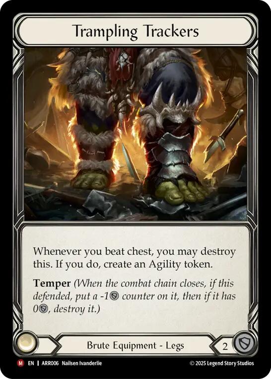 Trampling Trackers [ARR006] (Armory Deck: Rhinar)  Rainbow Foil | Total Play