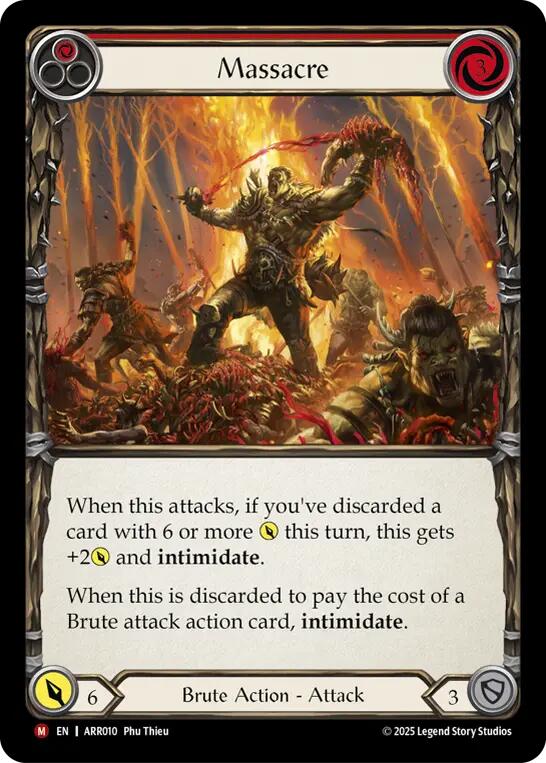 Massacre [ARR010] (Armory Deck: Rhinar) | Total Play
