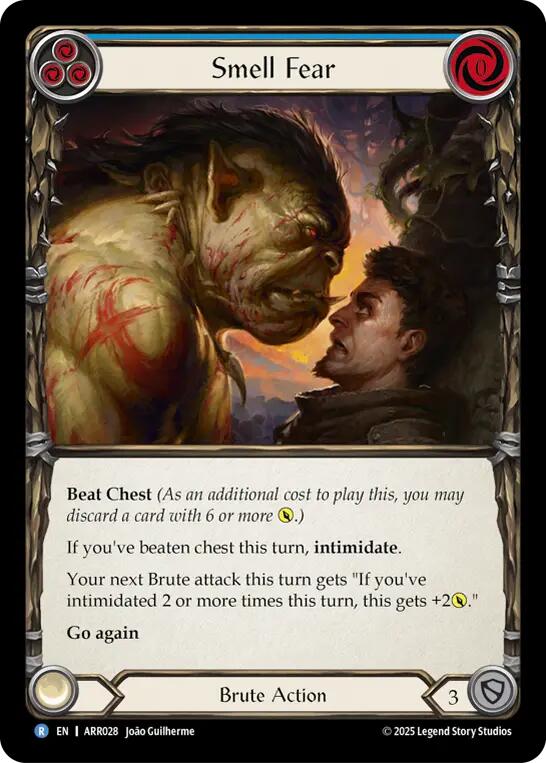 Smell Fear (Blue) [ARR028] (Armory Deck: Rhinar) | Total Play