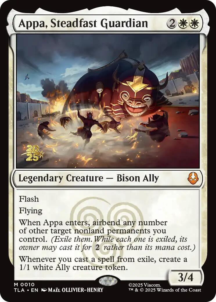 Appa, Steadfast Guardian [Avatar: The Last Airbender Prerelease Cards] | Total Play