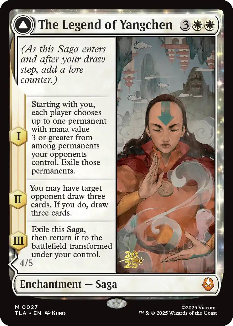 The Legend of Yangchen [Avatar: The Last Airbender Prerelease Cards] | Total Play