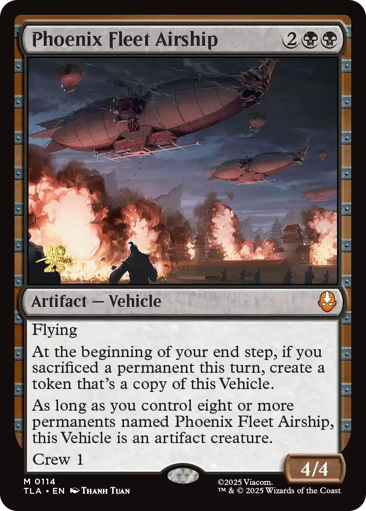 Phoenix Fleet Airship [Avatar: The Last Airbender Prerelease Cards] | Total Play
