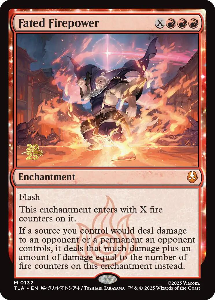 Fated Firepower [Avatar: The Last Airbender Prerelease Cards] | Total Play