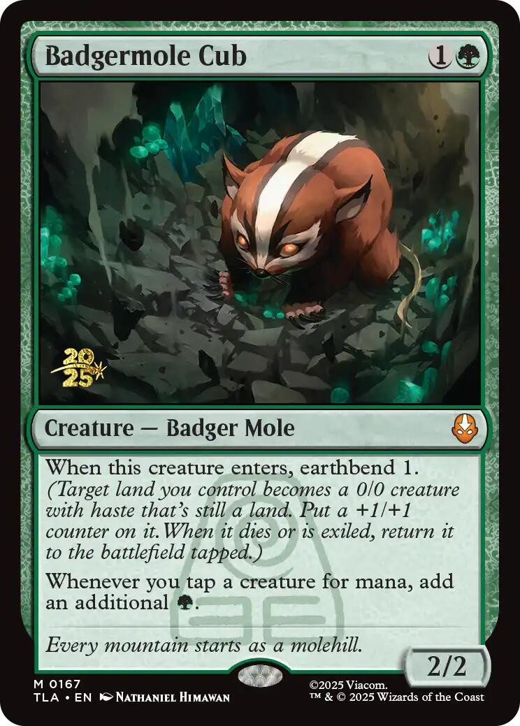 Badgermole Cub [Avatar: The Last Airbender Prerelease Cards] | Total Play