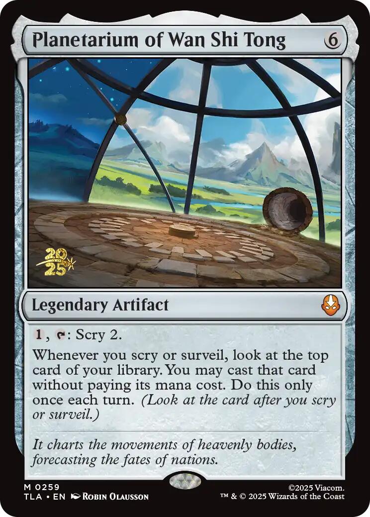 Planetarium of Wan Shi Tong [Avatar: The Last Airbender Prerelease Cards] | Total Play