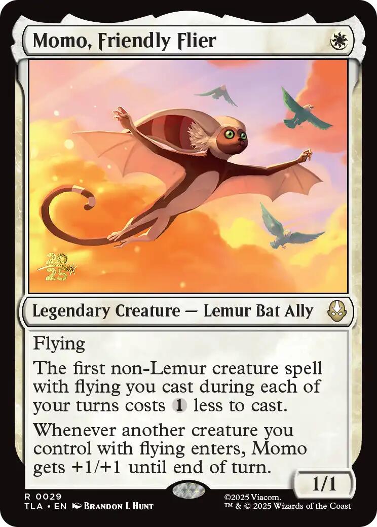 Momo, Friendly Flier [Avatar: The Last Airbender Prerelease Cards] | Total Play