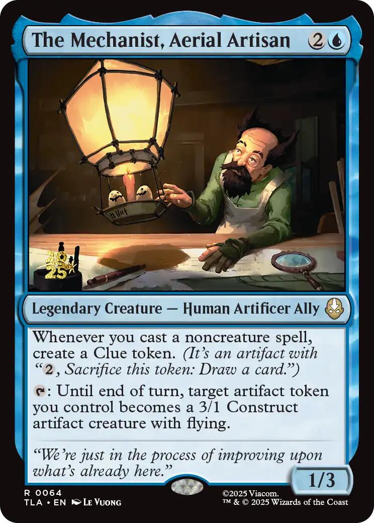 The Mechanist, Aerial Artisan [Avatar: The Last Airbender Prerelease Cards] | Total Play