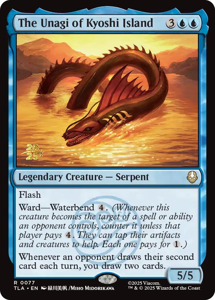 The Unagi of Kyoshi Island [Avatar: The Last Airbender Prerelease Cards] | Total Play