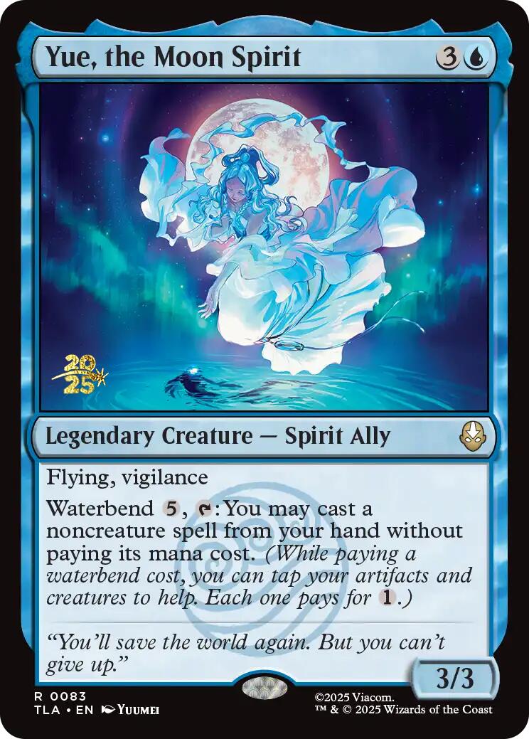 Yue, the Moon Spirit [Avatar: The Last Airbender Prerelease Cards] | Total Play