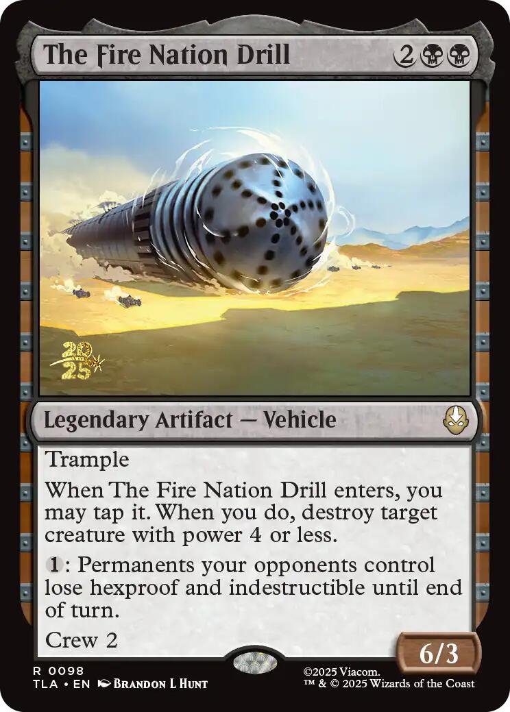 The Fire Nation Drill [Avatar: The Last Airbender Prerelease Cards] | Total Play