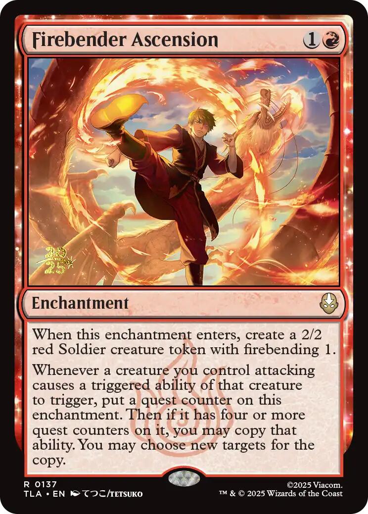 Firebender Ascension [Avatar: The Last Airbender Prerelease Cards] | Total Play