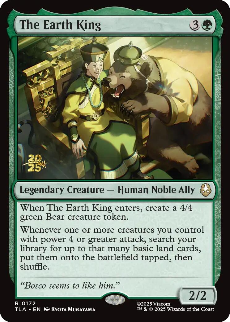 The Earth King [Avatar: The Last Airbender Prerelease Cards] | Total Play