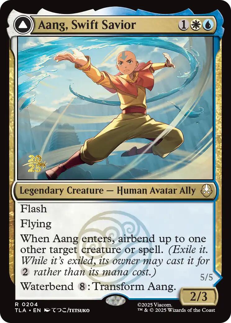 Aang, Swift Savior [Avatar: The Last Airbender Prerelease Cards] | Total Play