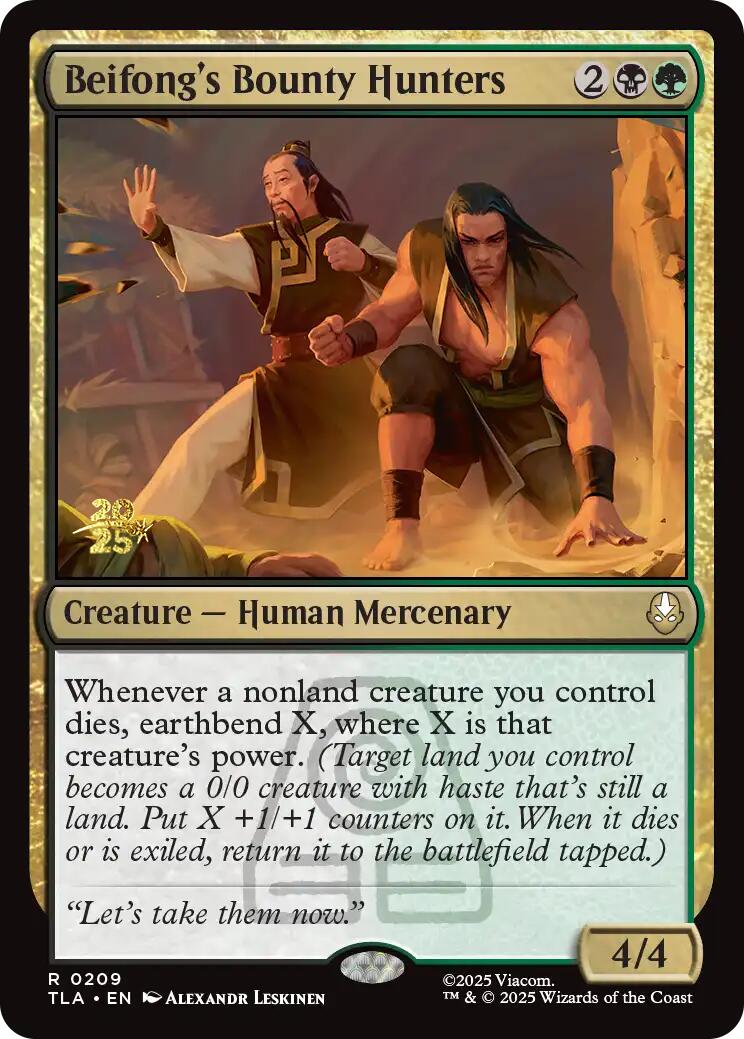 Beifong's Bounty Hunters [Avatar: The Last Airbender Prerelease Cards] | Total Play