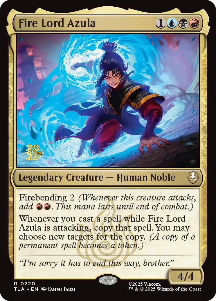 Fire Lord Azula [Avatar: The Last Airbender Prerelease Cards] | Total Play