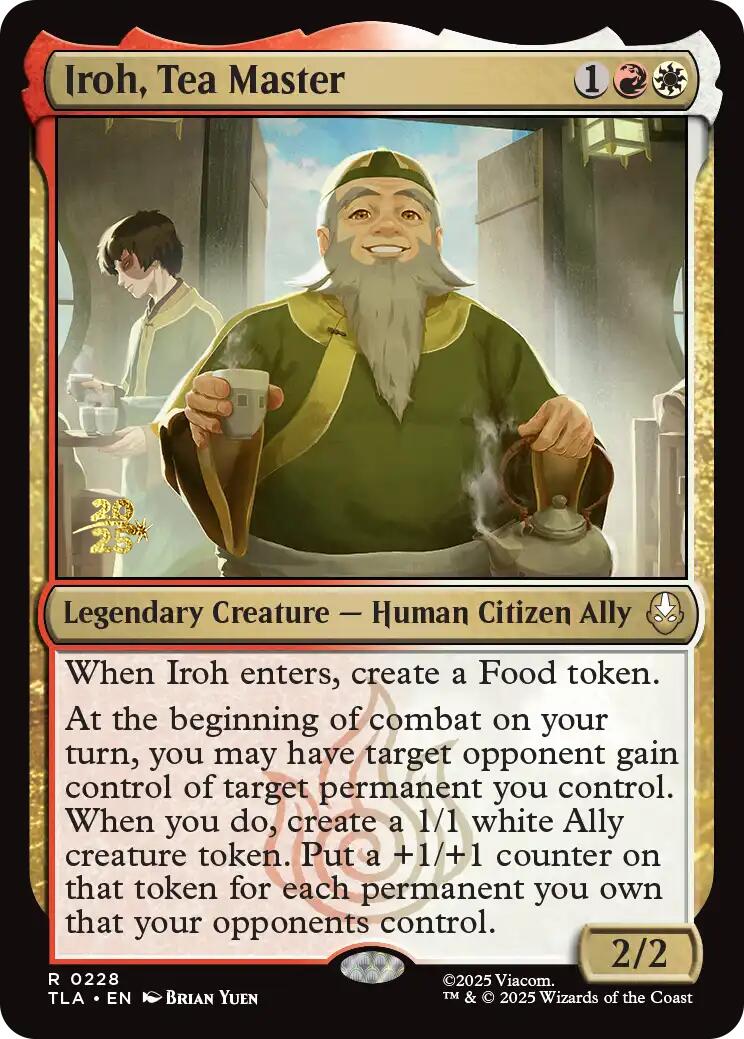 Iroh, Tea Master [Avatar: The Last Airbender Prerelease Cards] | Total Play