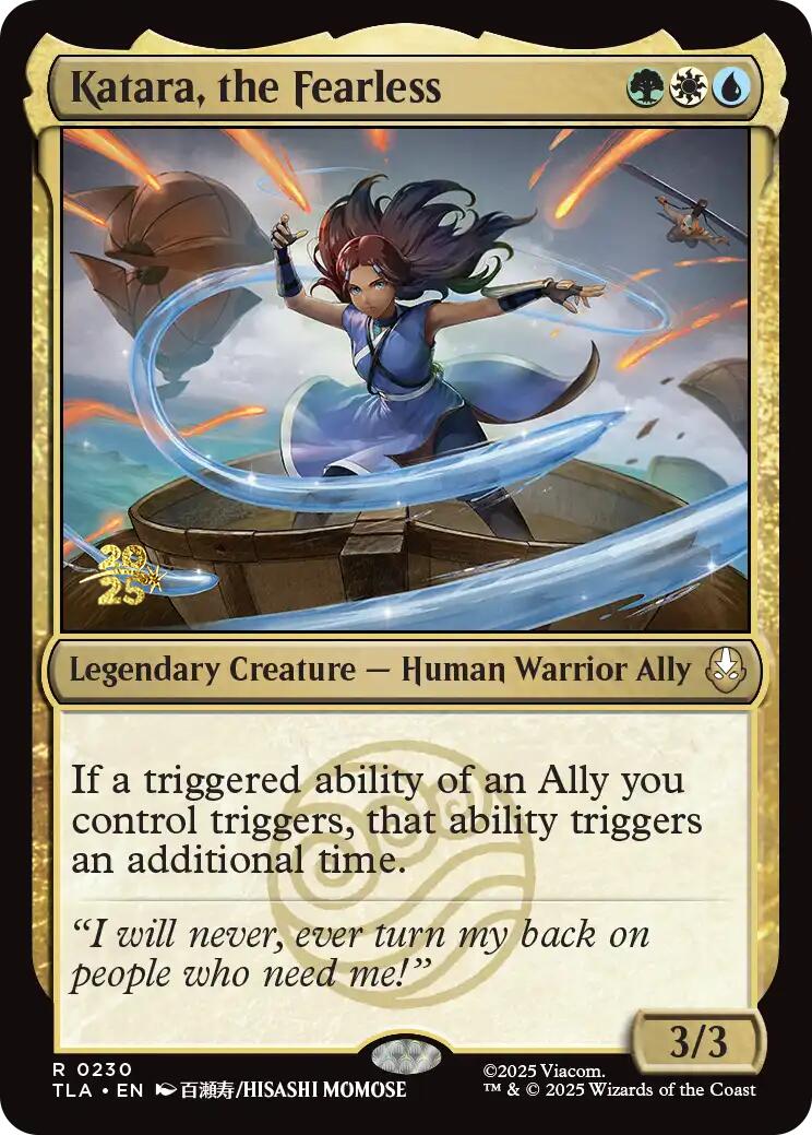 Katara, the Fearless [Avatar: The Last Airbender Prerelease Cards] | Total Play