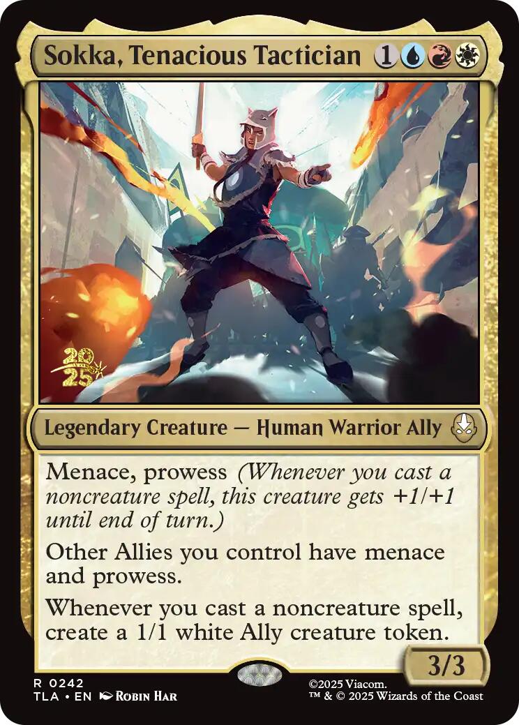 Sokka, Tenacious Tactician [Avatar: The Last Airbender Prerelease Cards] | Total Play