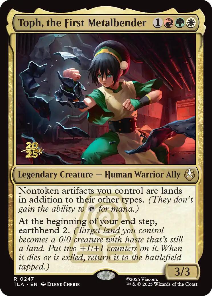 Toph, the First Metalbender [Avatar: The Last Airbender Prerelease Cards] | Total Play