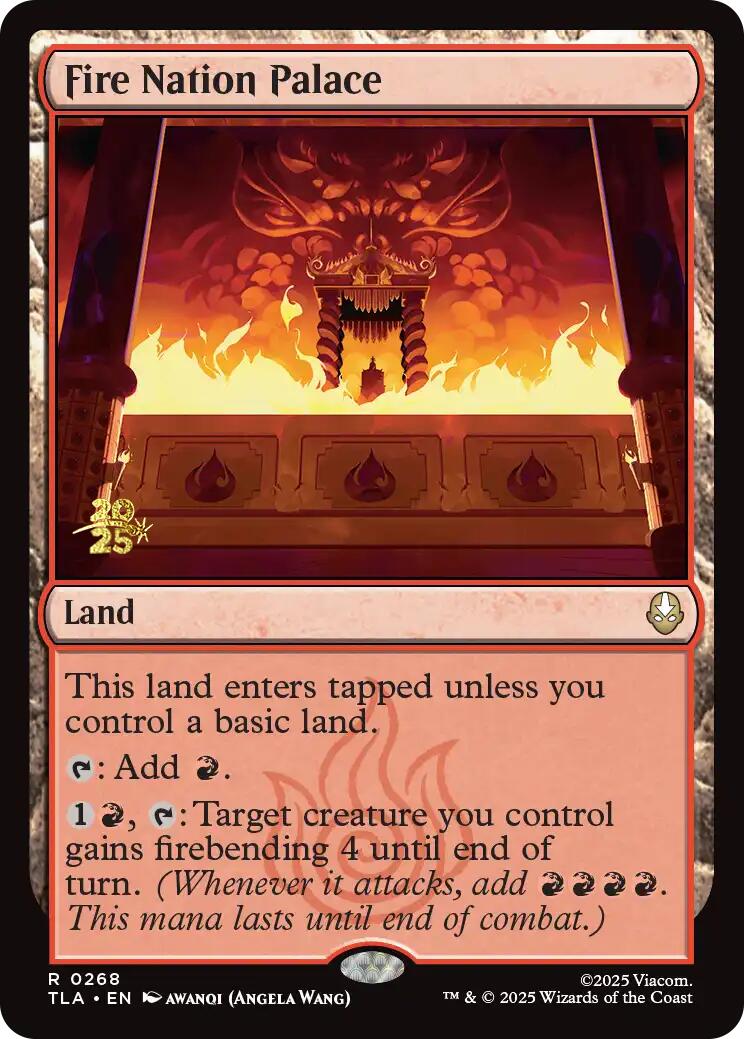 Fire Nation Palace [Avatar: The Last Airbender Prerelease Cards] | Total Play