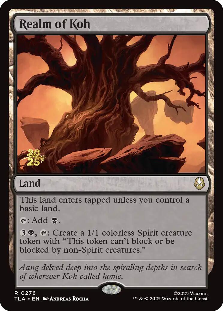 Realm of Koh [Avatar: The Last Airbender Prerelease Cards] | Total Play