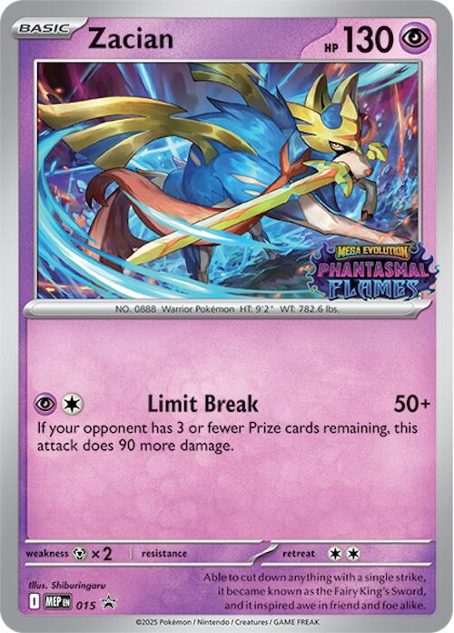 Zacian (015) (Prerelease) [Mega Evolution Promo] | Total Play