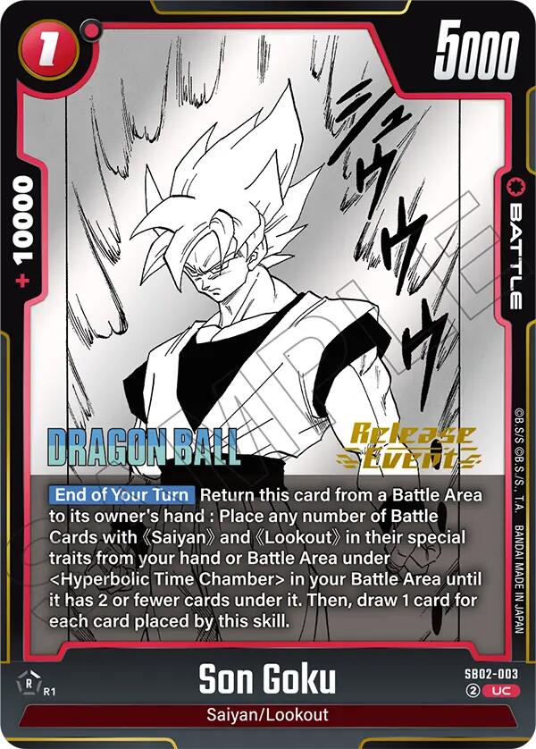 Son Goku (SB02-003) [Manga Booster 02 Release Event Cards] | Total Play