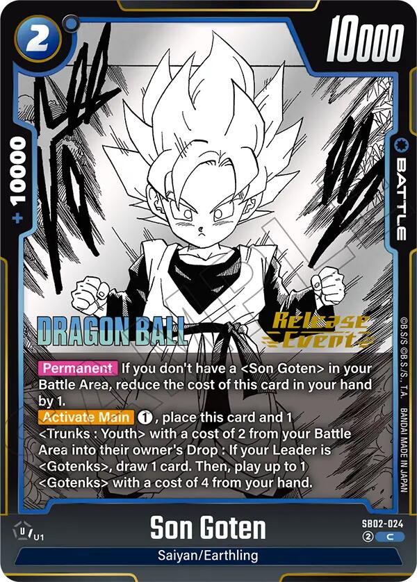 Son Goten [Manga Booster 02 Release Event Cards] | Total Play
