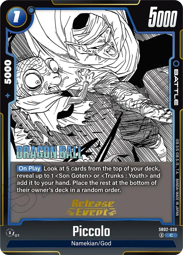Piccolo (SB02-028) [Manga Booster 02 Release Event Cards] | Total Play