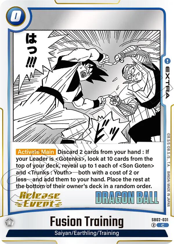 Fusion Training [Manga Booster 02 Release Event Cards] | Total Play