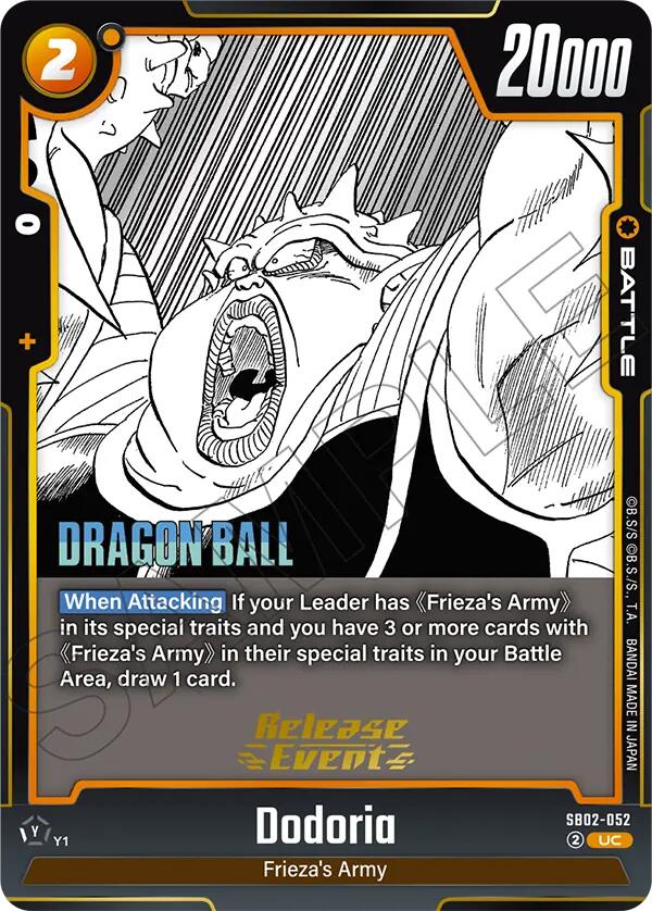 Dodoria [Manga Booster 02 Release Event Cards] | Total Play