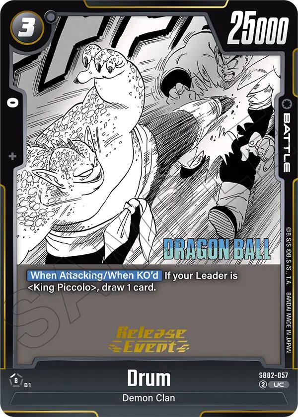 Drum [Manga Booster 02 Release Event Cards] | Total Play