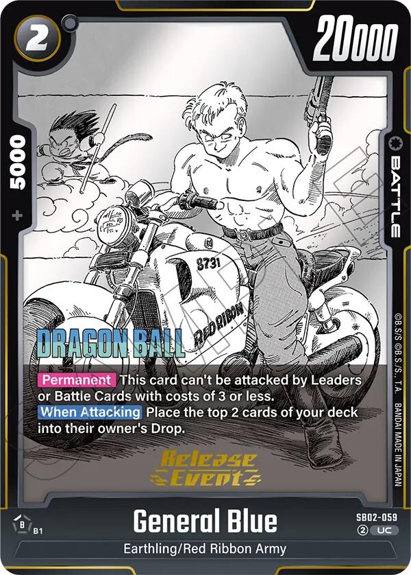 General Blue [Manga Booster 02 Release Event Cards] | Total Play