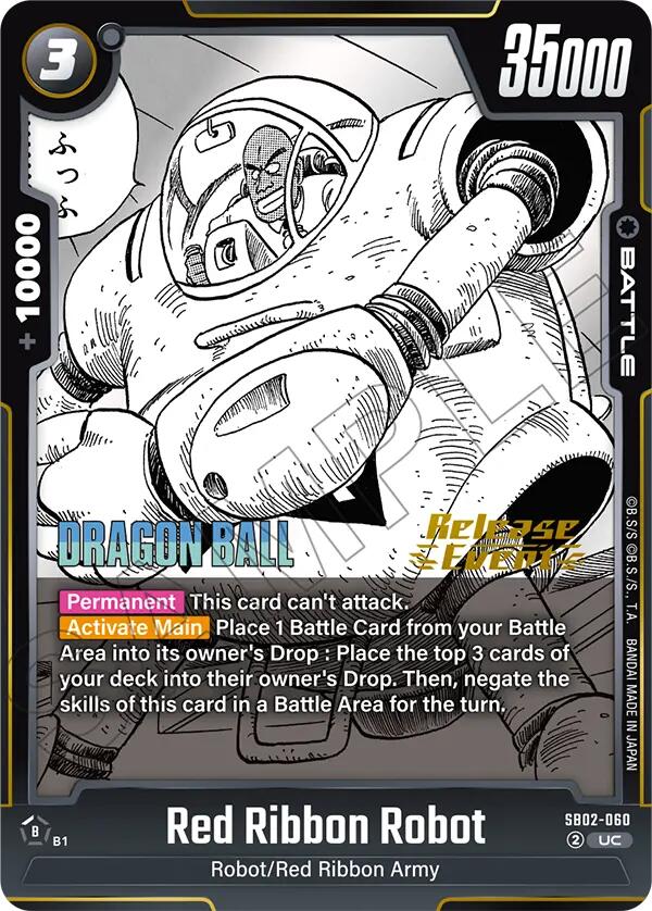 Red Ribbon Robot [Manga Booster 02 Release Event Cards] | Total Play