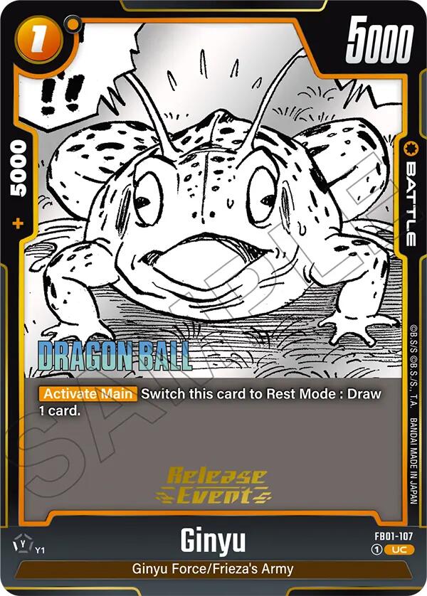 Ginyu (FB01-107) [Manga Booster 02 Release Event Cards] | Total Play