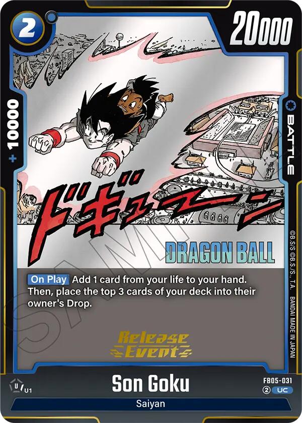 Son Goku (FB05-031) [Manga Booster 02 Release Event Cards] | Total Play